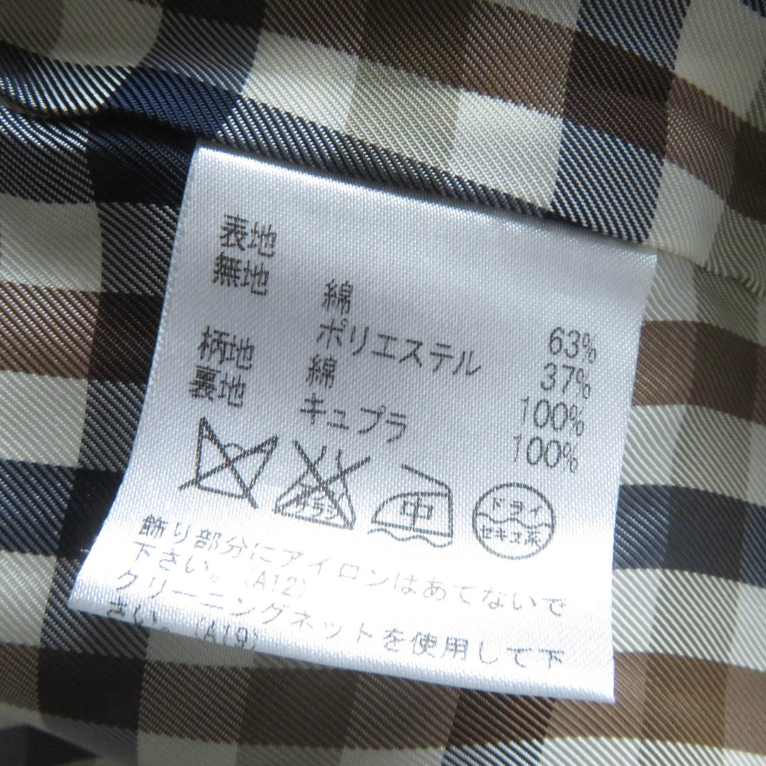 Excellent mastermind JAPAN Aquascutum trench coat cashmere blend with wool liner Women 8
