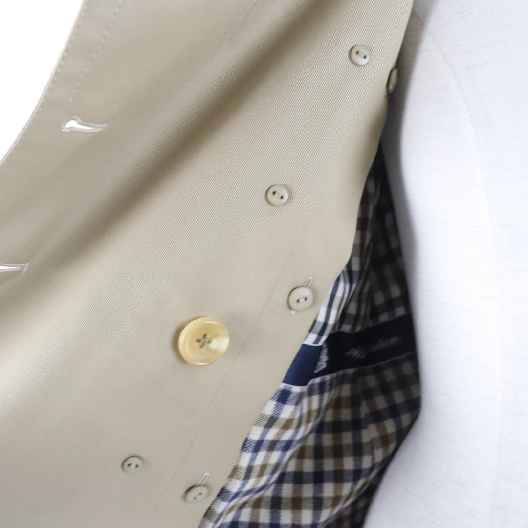 Excellent mastermind JAPAN Aquascutum trench coat cashmere blend with wool liner