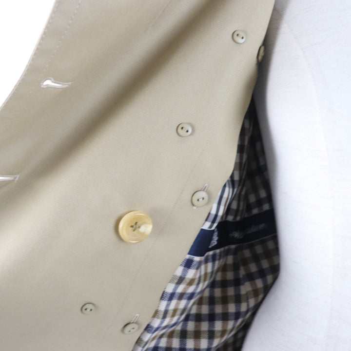 Excellent mastermind JAPAN Aquascutum trench coat cashmere blend with wool liner
