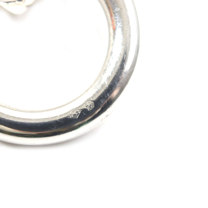 Excellent HERMES bracelet Chene Dunkle TGM 11 frames Silver AG925 24AG047655