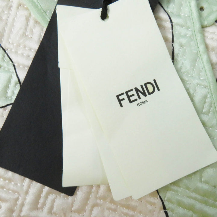 Pristine FENDI Jacket by Kim Jones Hairdo Girls Belted FF logo silk 38 FJ7264