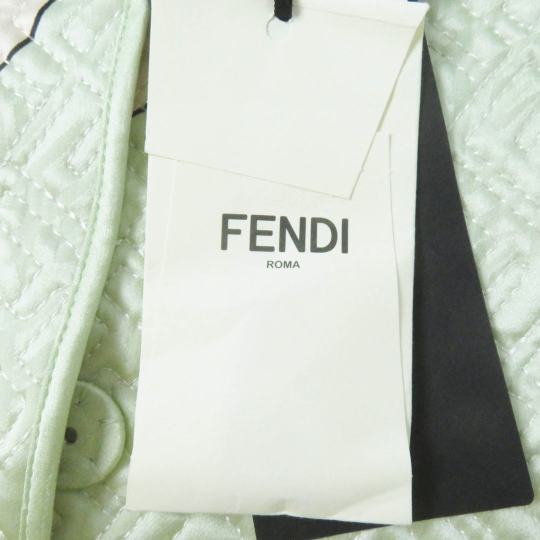 Pristine FENDI Jacket by Kim Jones Hairdo Girls Belted FF logo silk 38 FJ7264