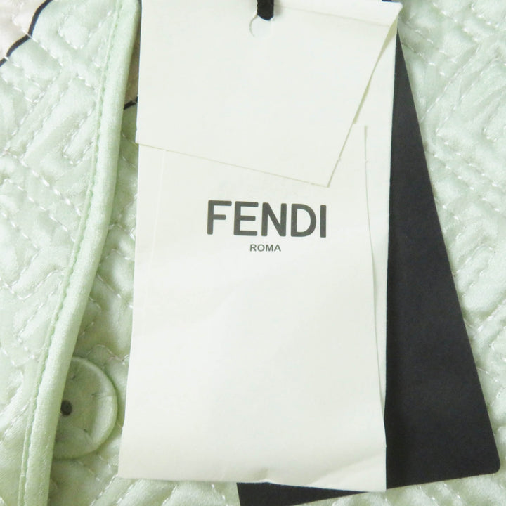 Pristine FENDI Jacket by Kim Jones Hairdo Girls Belted FF logo silk 38 FJ7264
