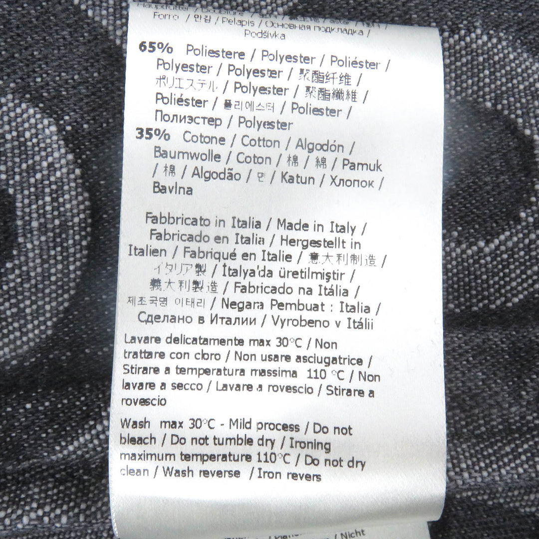 Pristine FENDI MARC JACOBS Denim Jacket All-over logo trucker jacket 46 FW1027
