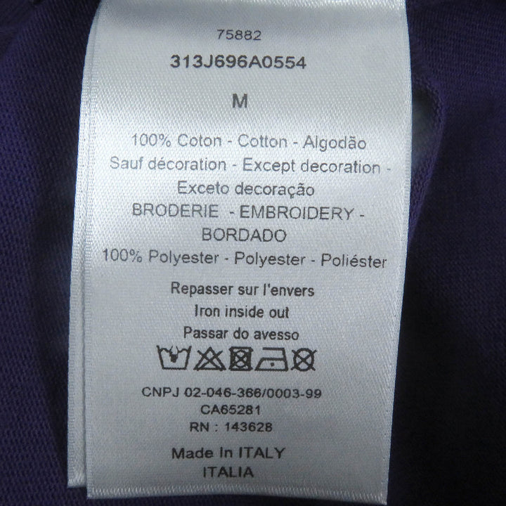 Pristine DIOR Short sleeve T-shirt Logo embroidery Relaxed fit M 313J696A0554
