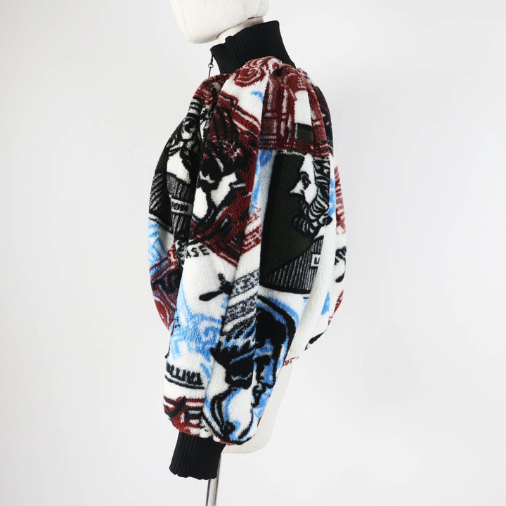 LOUIS VUITTON Jacket Fornasetti Boa fleece zip-up Multi polyester Women 32