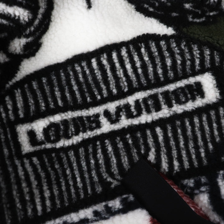 LOUIS VUITTON Jacket Fornasetti Boa fleece zip-up Multi polyester Women 32