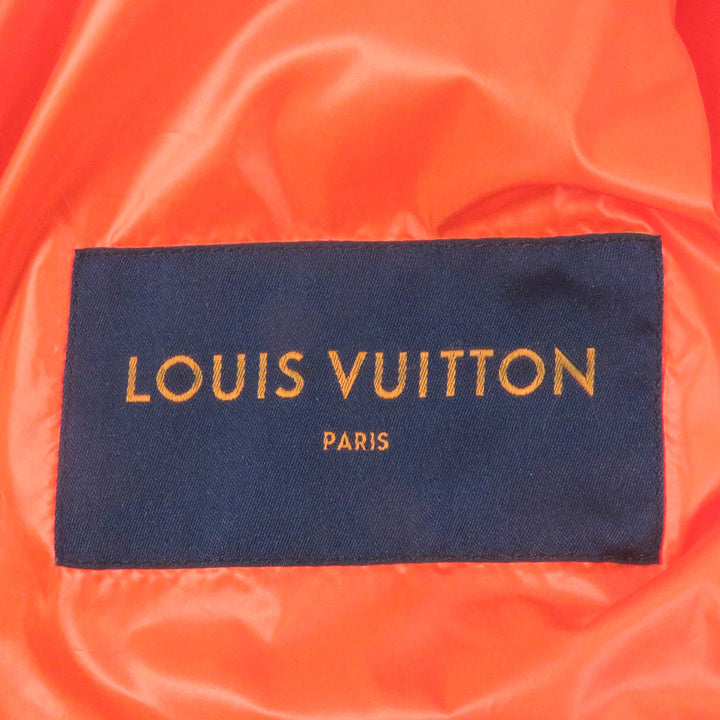 LOUIS VUITTON Blouson LV SE Monogram Flower Quilting Orange polyester mens 48