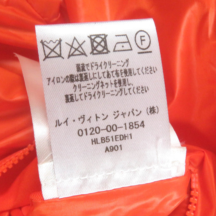 LOUIS VUITTON Blouson LV SE Monogram Flower Quilting Orange polyester mens 48