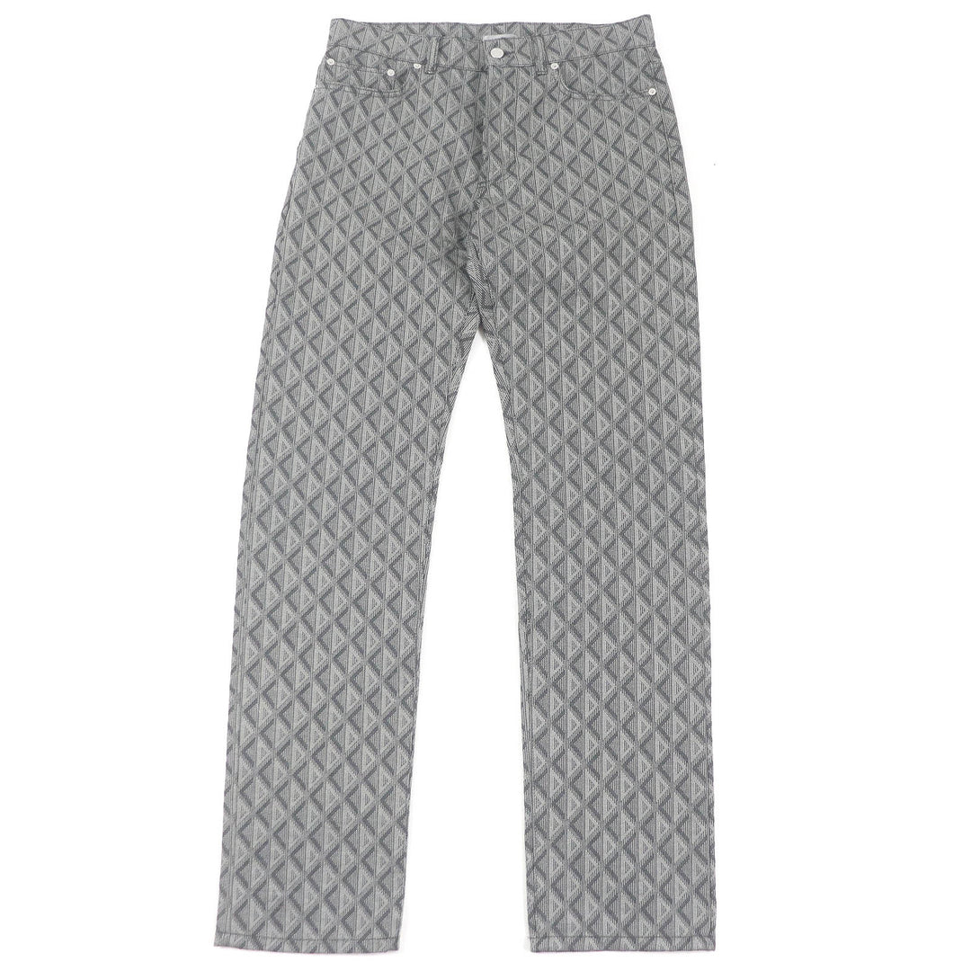 Excellent DIOR Denim pants CD Diamond All-Over Logo Button Fly Jeans mens 31