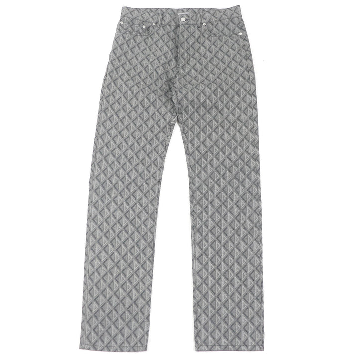 Excellent DIOR Denim pants CD Diamond All-Over Logo Button Fly Jeans mens 31