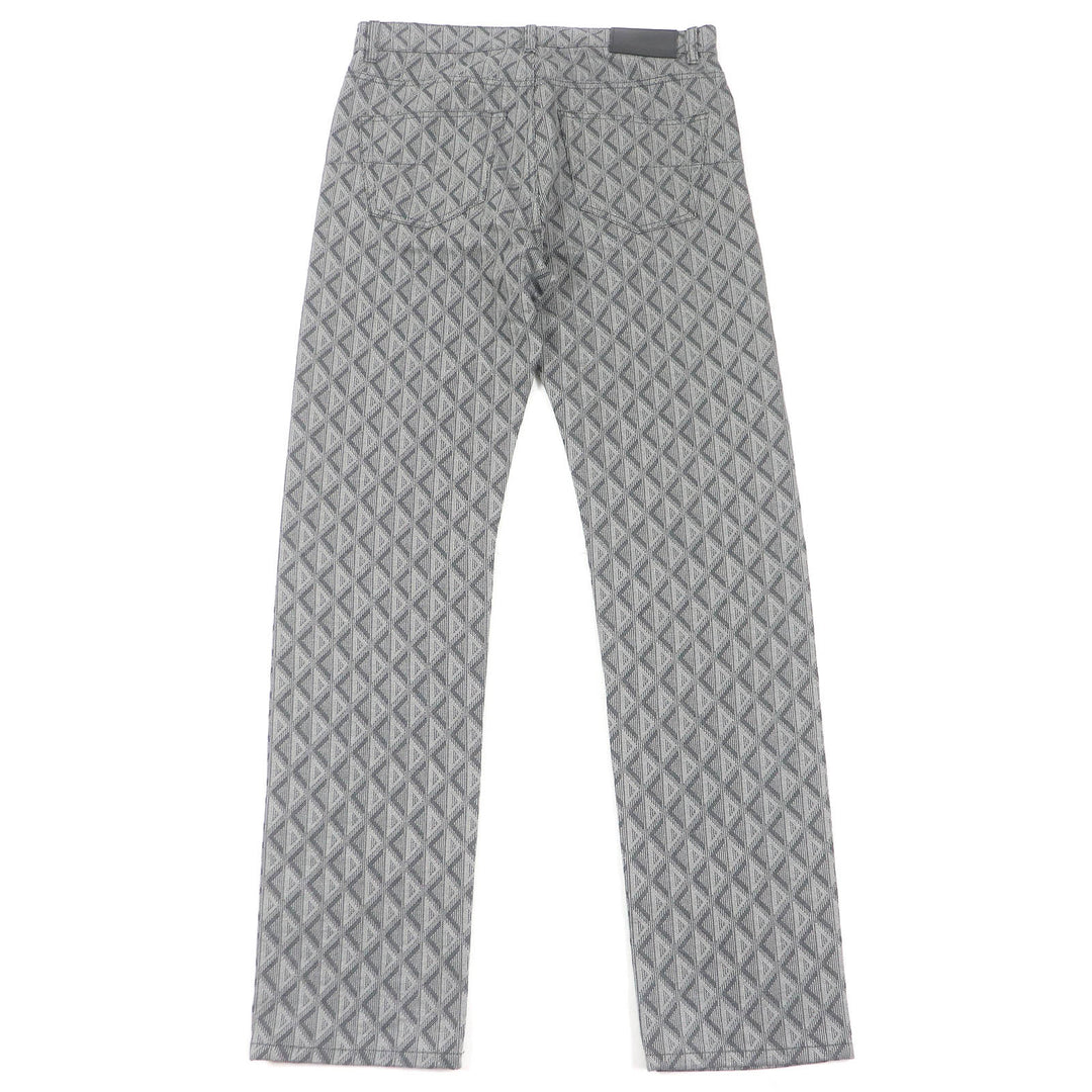 Excellent DIOR Denim pants CD Diamond All-Over Logo Button Fly Jeans mens 31