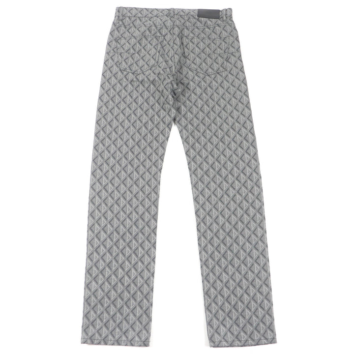 Excellent DIOR Denim pants CD Diamond All-Over Logo Button Fly Jeans mens 31