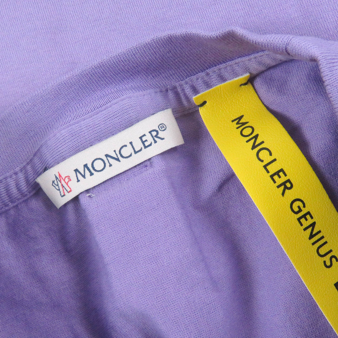 Pristine MONCLER GENIUS 2 T-shirt T-SHIRT GIROCOLLO Print design purple mens S