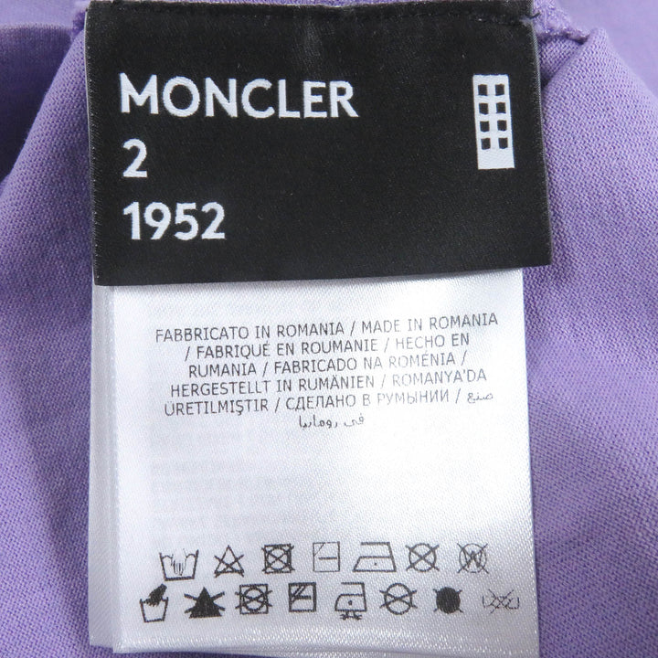 Pristine MONCLER GENIUS 2 T-shirt T-SHIRT GIROCOLLO Print design purple mens S