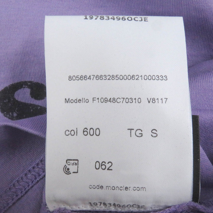 Pristine MONCLER GENIUS 2 T-shirt T-SHIRT GIROCOLLO Print design purple mens S