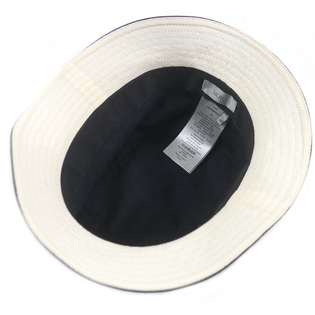 Excellent DIOR×Cactus Jack hat Travis Scott Bucket Hat Black M 033C906U4511