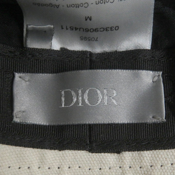 Excellent DIOR×Cactus Jack hat Travis Scott Bucket Hat Black M 033C906U4511
