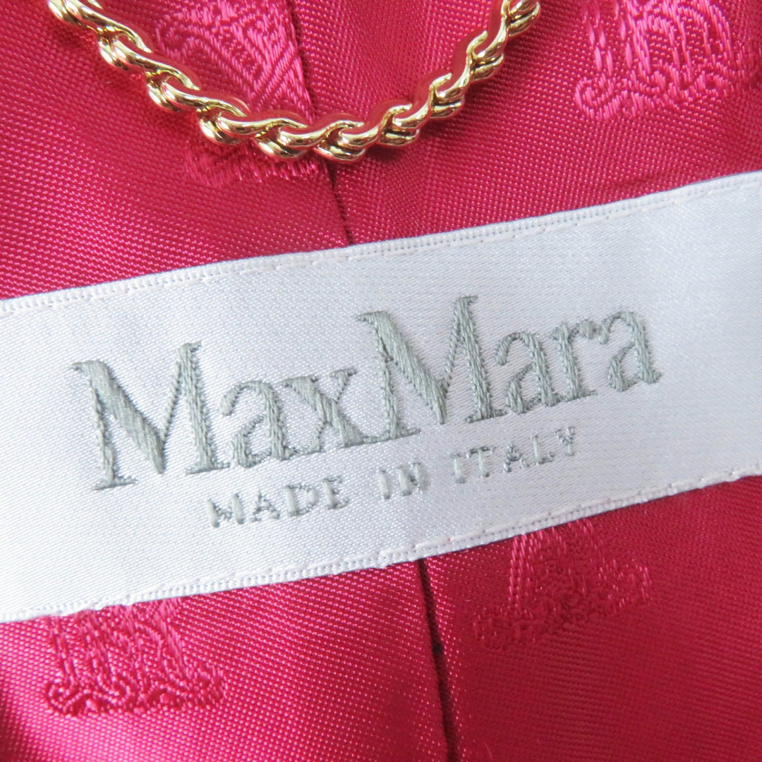Excellent Max Mara poncho TEDDY BEAR Cape/ shocking pink alpaca Women 23473601376