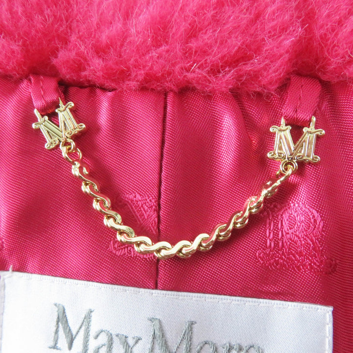 Excellent Max Mara poncho TEDDY BEAR Cape/ shocking pink alpaca 23473601376