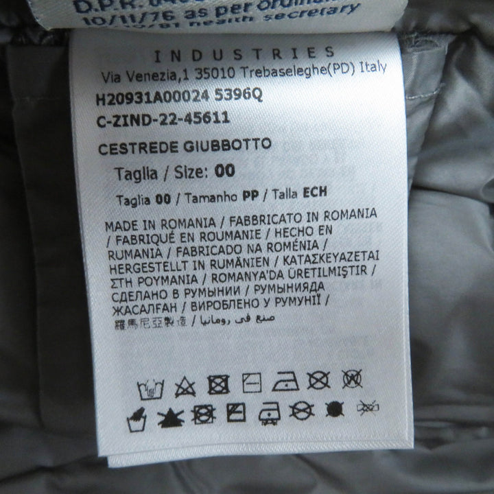 Excellent MONCLER Down jacket CESTREDE Micro Diamond Quilting gray Nylon Women 00