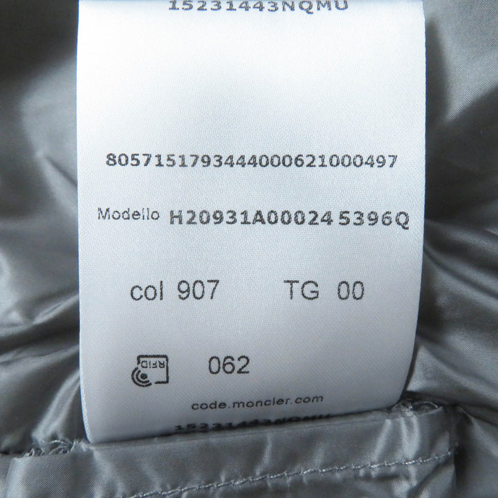 Excellent MONCLER Down jacket CESTREDE Micro Diamond Quilting gray 00