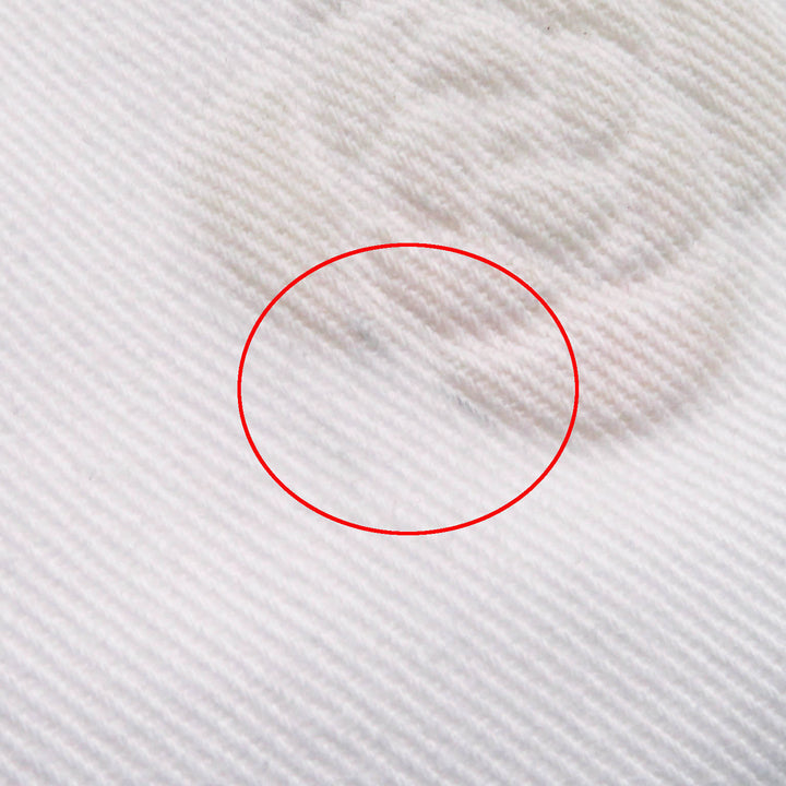 Excellent CHANEL Denim Jacket COCO Mark button, camellia embossed, white Women 36 P70204