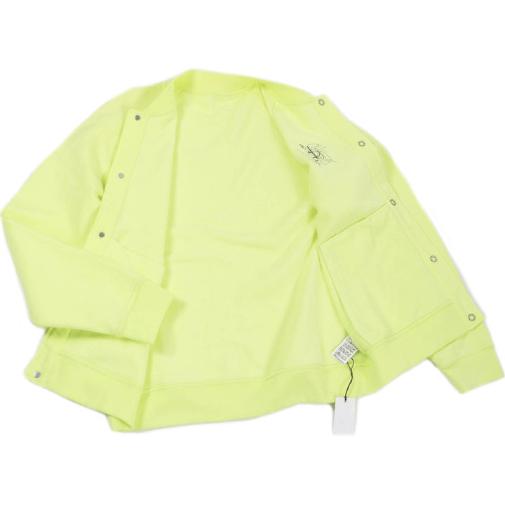 Pristine HERMES Blouson Chevaux en Symetrie Horse logo patch Light green