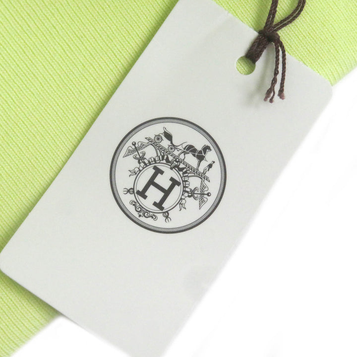 Pristine HERMES Blouson Chevaux en Symetrie Horse logo patch Light green