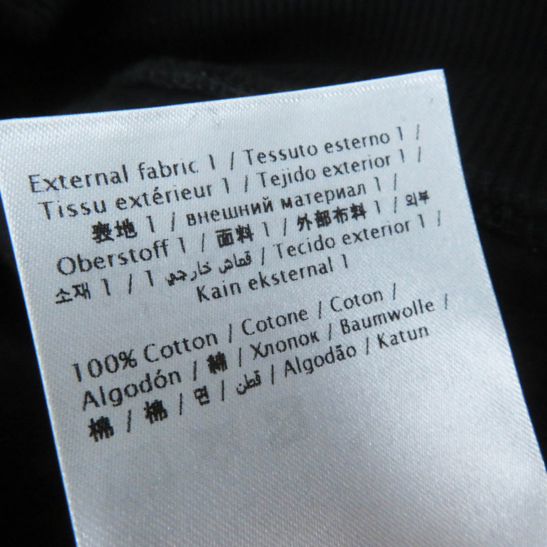 Great VALENTINO hoodie embossed logo cropped pullover black Women XS XB3MF16C71R