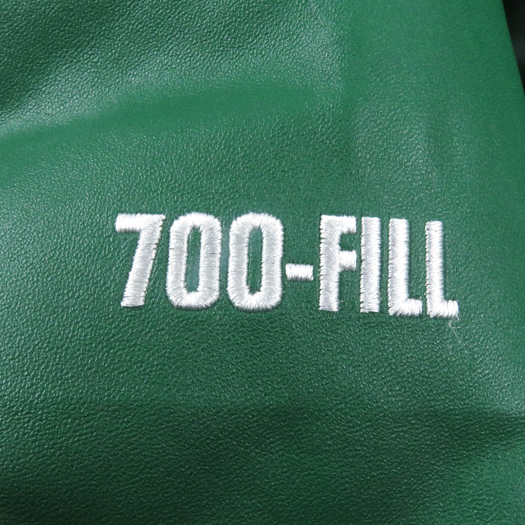 Great Supreme Down jacket Leather 700-Fill Down Parka green Sheep leather mens S