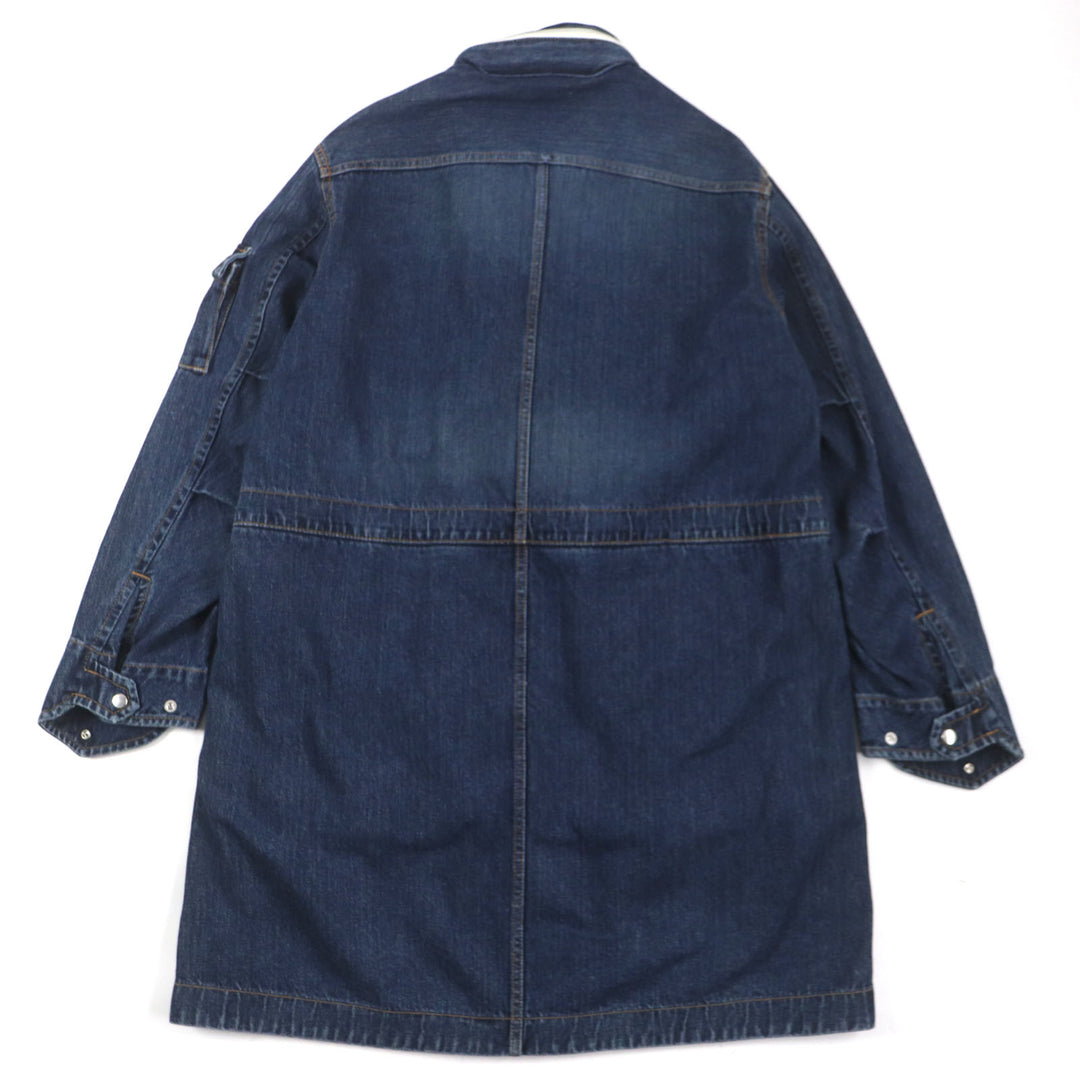 Pristine Sacai coat Denim Blouson Coat zip-up denim jacket mens 1 23-03158M