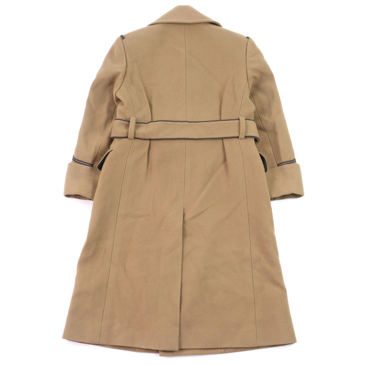 DIOR coat CD logo all-over lining, covered buttons, beige mens 42 143C362A5305