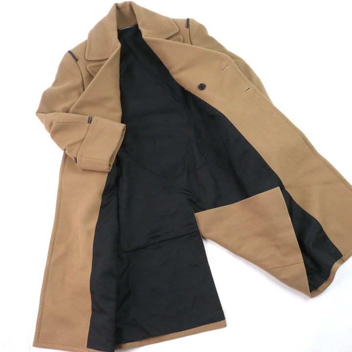 DIOR coat CD logo all-over lining, covered buttons, beige mens 42 143C362A5305