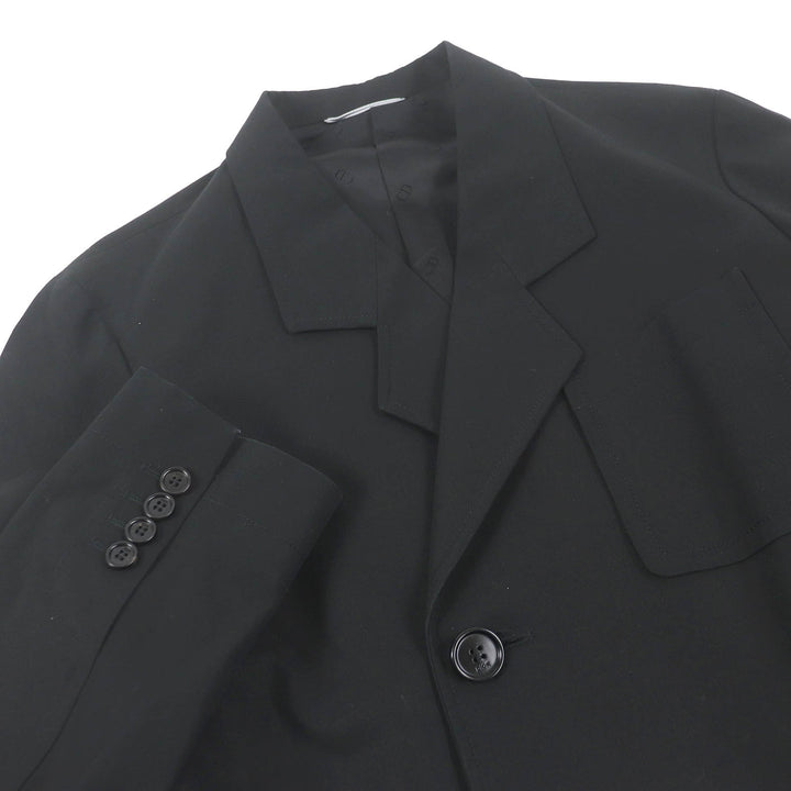 Great DIOR Chester coat Roller Coaster Buckle black cotton mens 44 993C307A4517