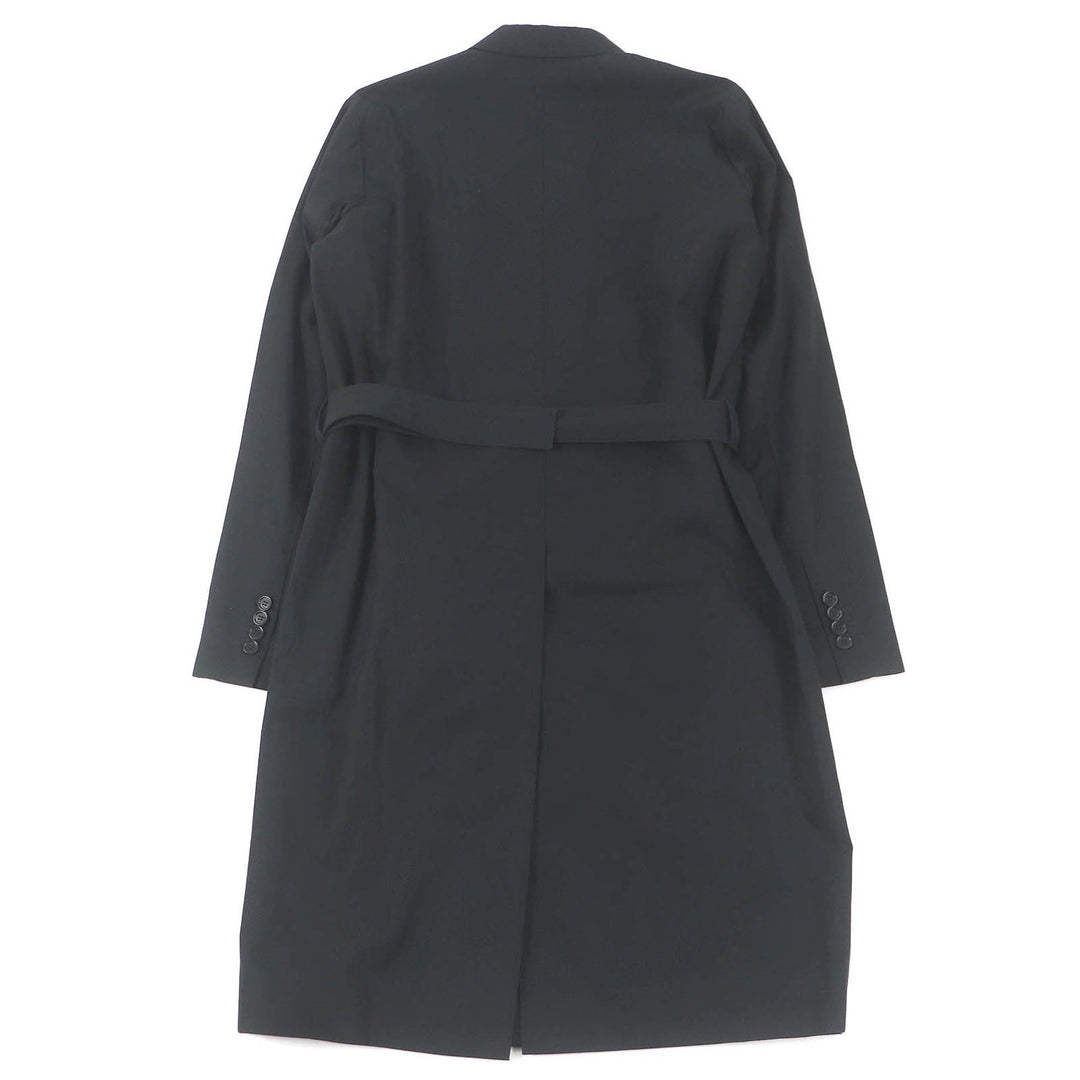 Great DIOR Chester coat Roller Coaster Buckle black cotton mens 44 993C307A4517