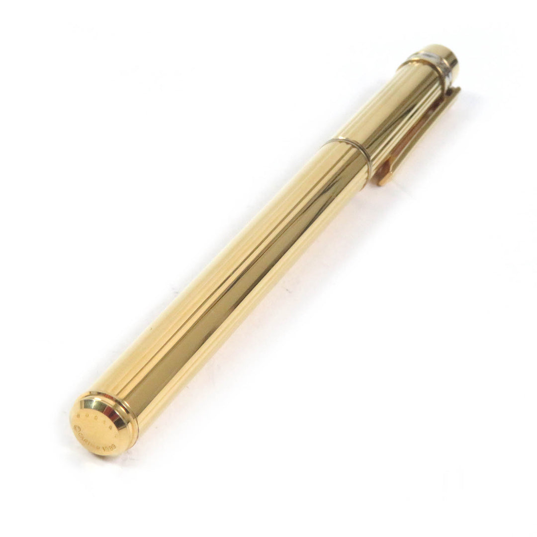 Excellent Cartier fountain pen PANTHERE Must de Cartier Cap Type Gold silver18K