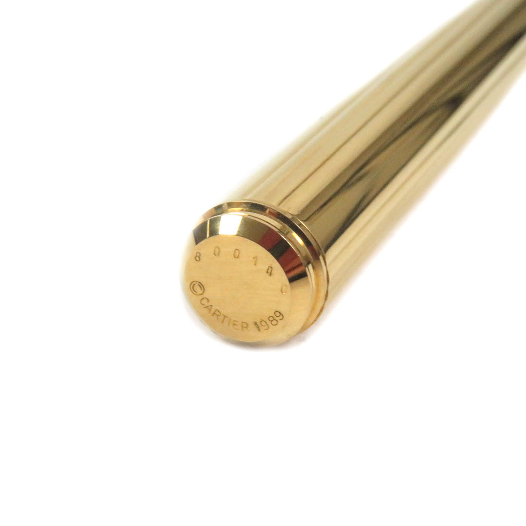 Excellent Cartier fountain pen PANTHERE Must de Cartier Cap Type Gold silver18K