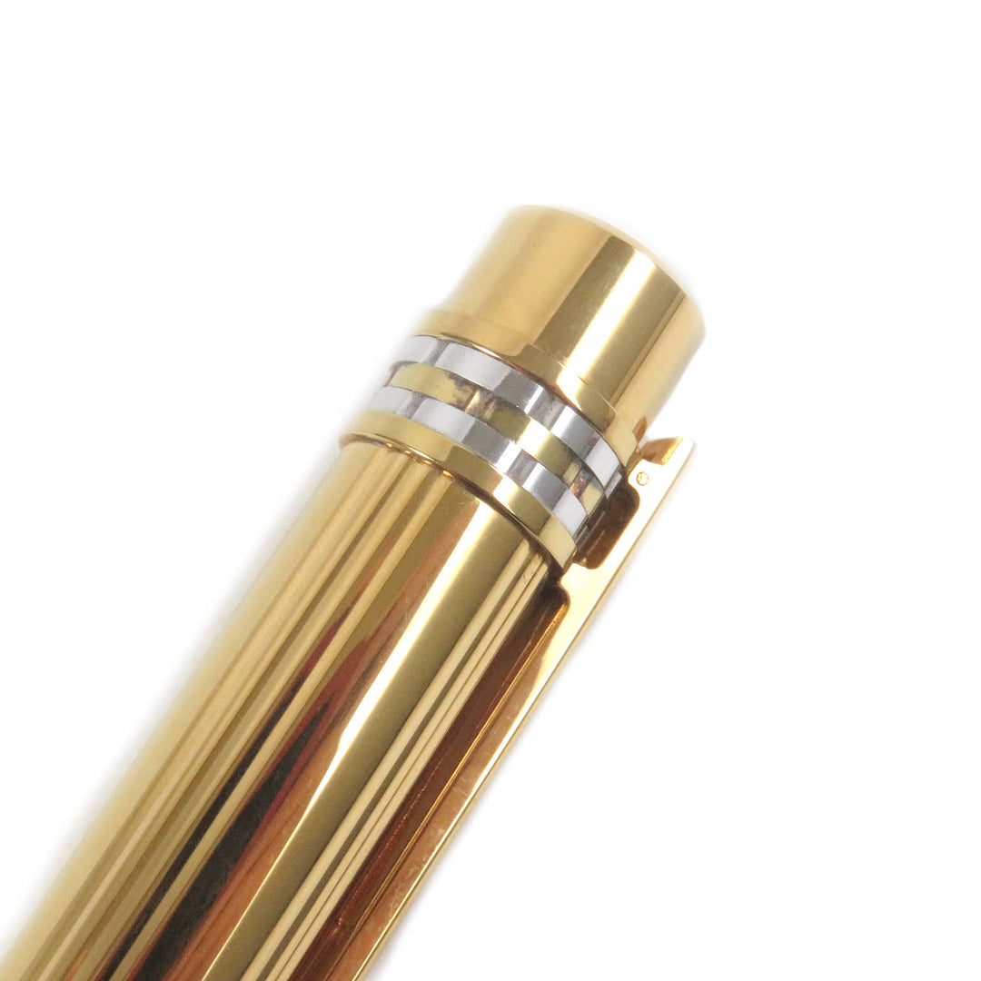 Excellent Cartier fountain pen PANTHERE Must de Cartier Cap Type Gold silver18K