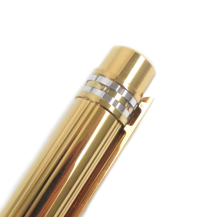 Excellent Cartier fountain pen PANTHERE Must de Cartier Cap Type Gold silver18K