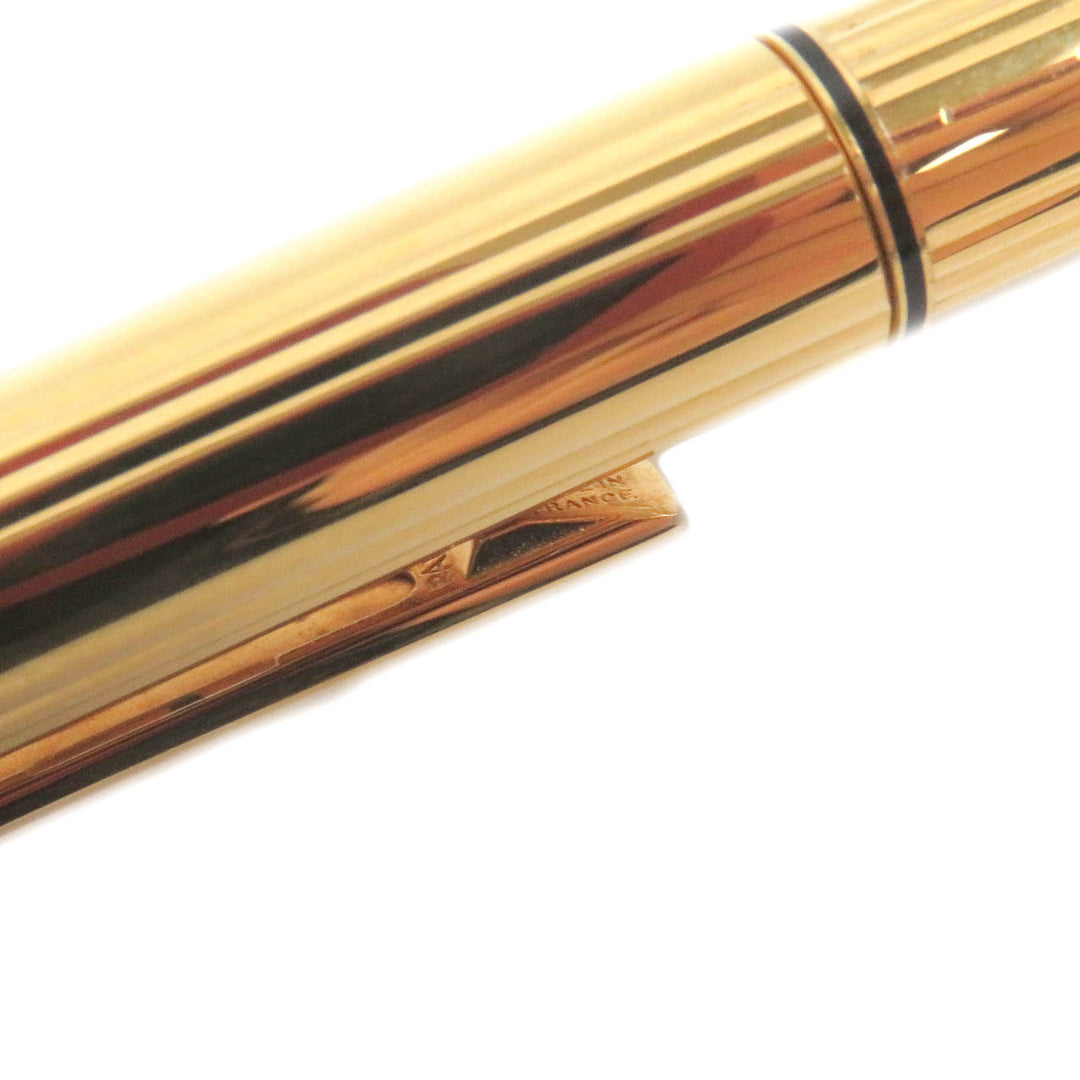Excellent Cartier fountain pen PANTHERE Must de Cartier Cap Type Gold silver18K