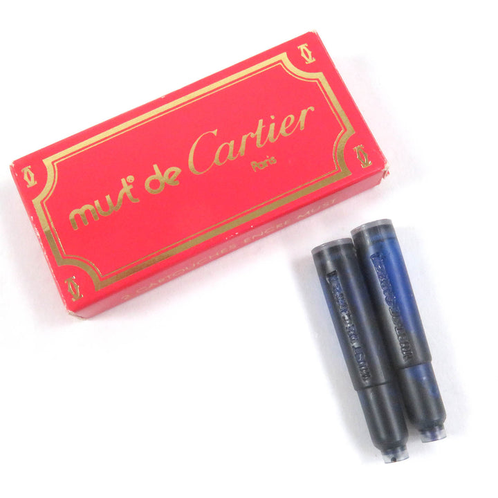 Excellent Cartier fountain pen PANTHERE Must de Cartier Cap Type Gold silver18K