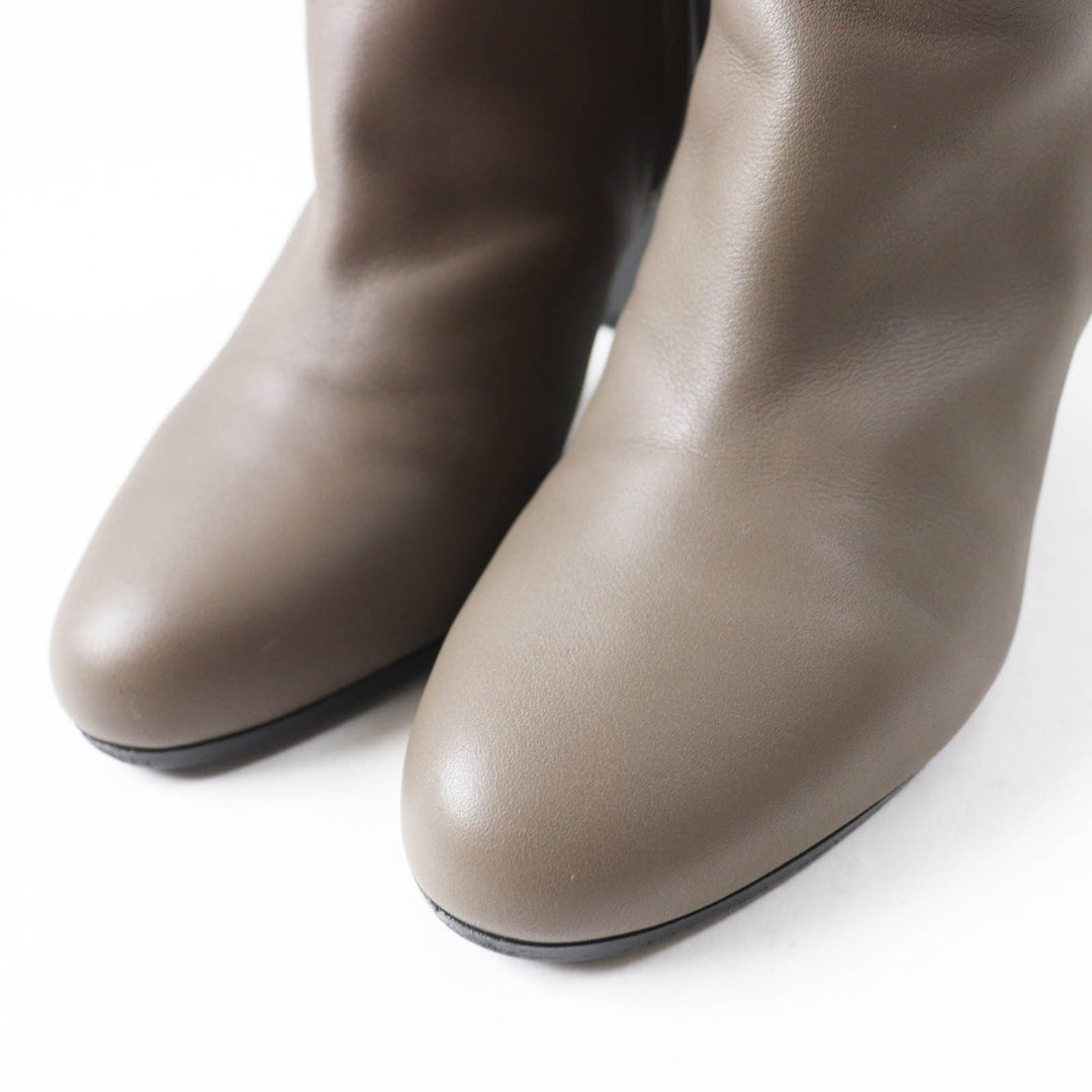 Great HERMES short boots Jews kelly buckle leather Women 36