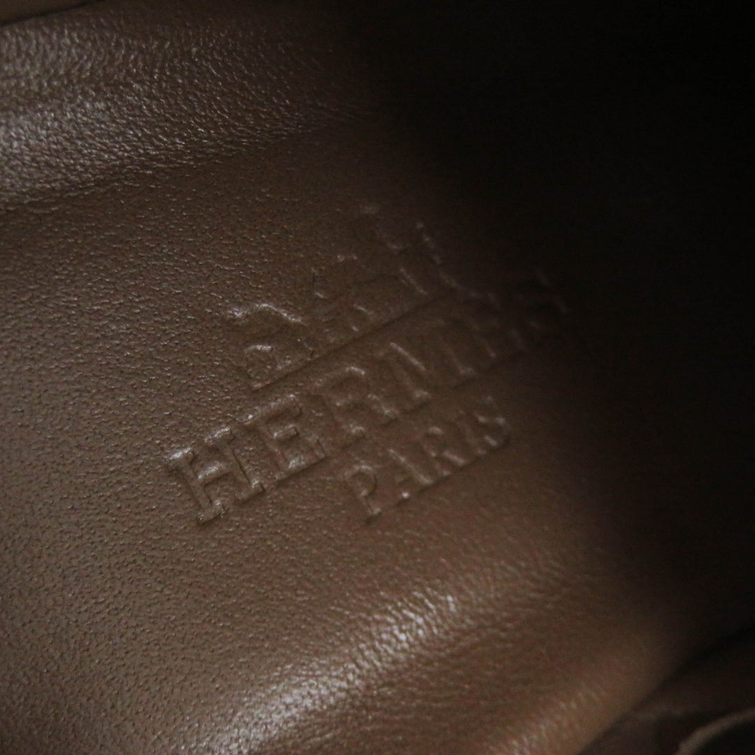Great HERMES short boots Jews kelly buckle leather Women 36