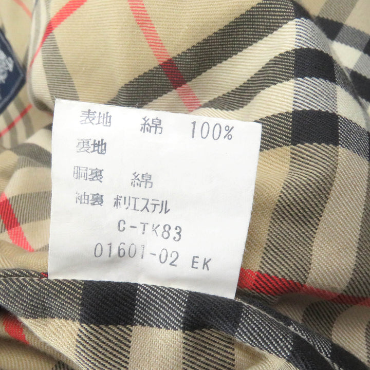 Great Burberrys trench coat Spring coat with Nova check pattern on the inside mens