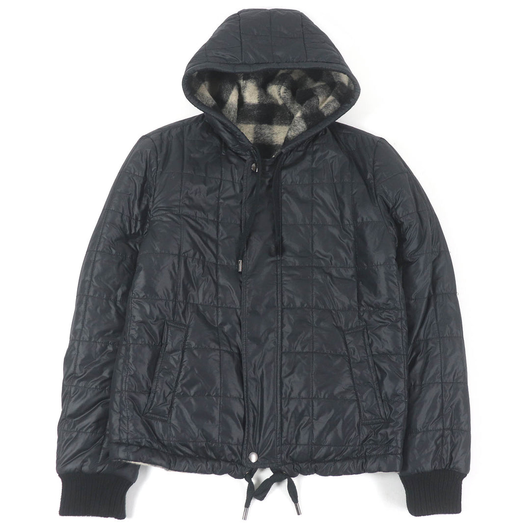 Great DOLCE&GABBANA Jacket Plain check black tag padded reversible blouson 48