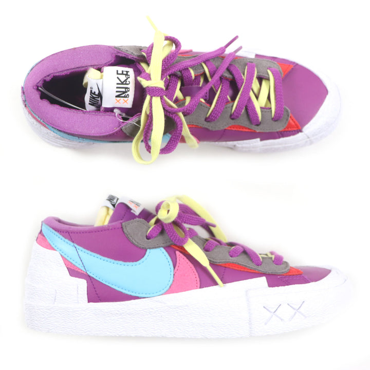 Pristine NIKE KAWS SACAI sneakers BLAZER LOW leather mens 27 DM7901-500
