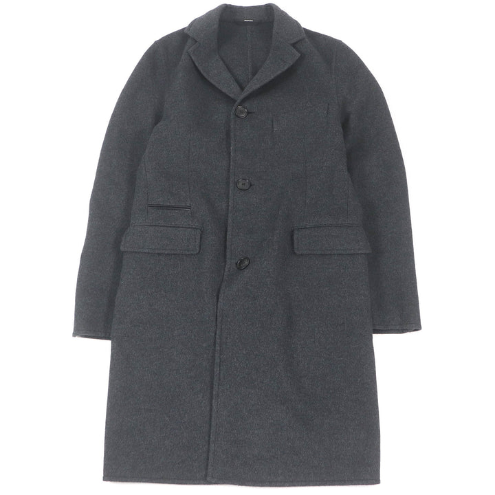 Pristine HERMES coat MANTEAU LIVERPOOL DOUBLE cashmere mens 48