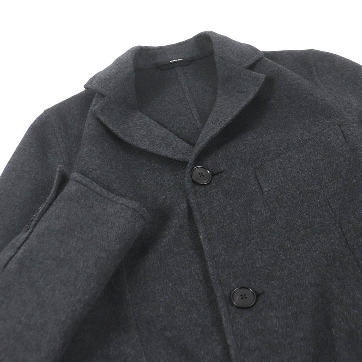 Pristine HERMES coat MANTEAU LIVERPOOL DOUBLE cashmere mens 48