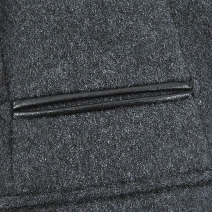 Pristine HERMES coat MANTEAU LIVERPOOL DOUBLE cashmere mens 48